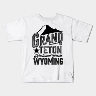 Grand Teton National Park Wyoming Kids T-Shirt